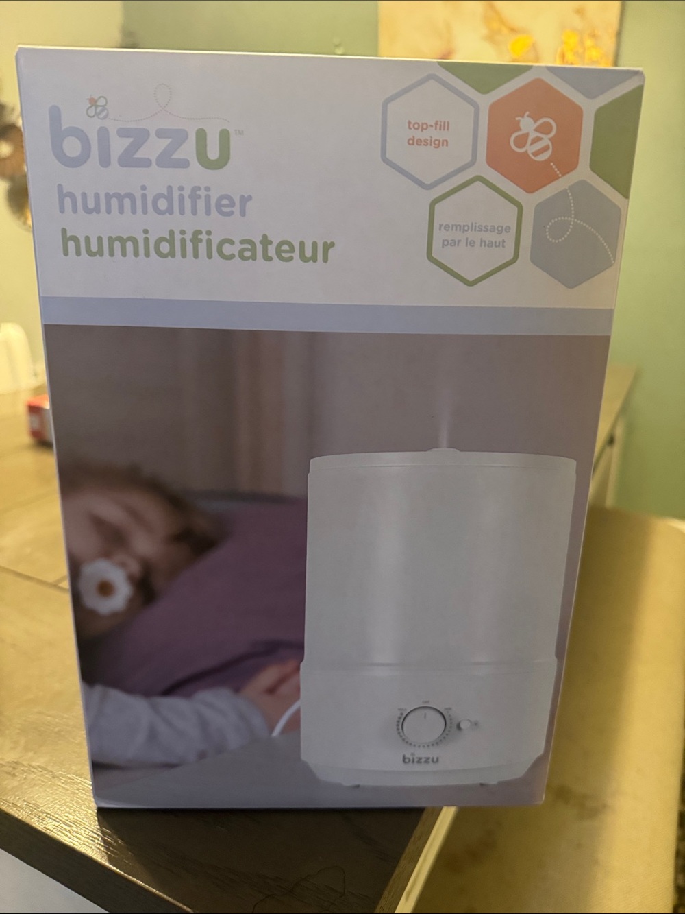 Bizzu White Kids Humidifier — Gentle Nursery Moisture